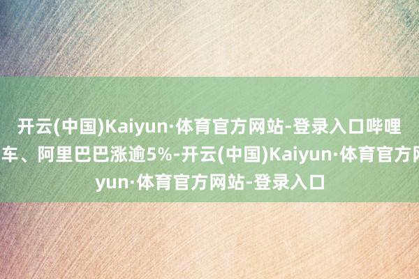 开云(中国)Kaiyun·体育官方网站-登录入口哔哩哔哩、小鹏汽车、阿里巴巴涨逾5%-开云(中国)Kaiyun·体育官方网站-登录入口